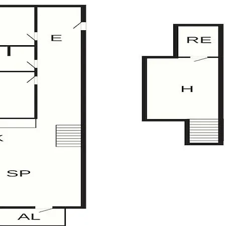 Casa de Férias Two-story Loft With Large Terrace Løkken